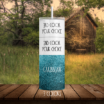 Caribbean Glitter Tumbler, 3 Colors