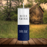 Dark Blue Glitter Tumbler, 2 Colors