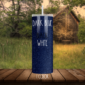 Dark Blue Glitter Tumbler